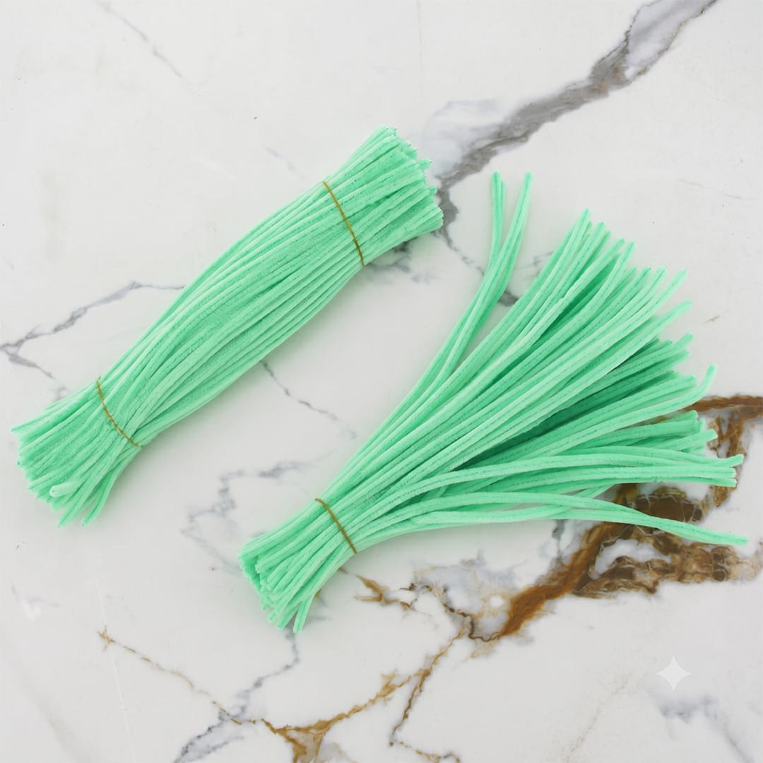 Premium Pipe Cleaners 8MM (Pastel Lime)