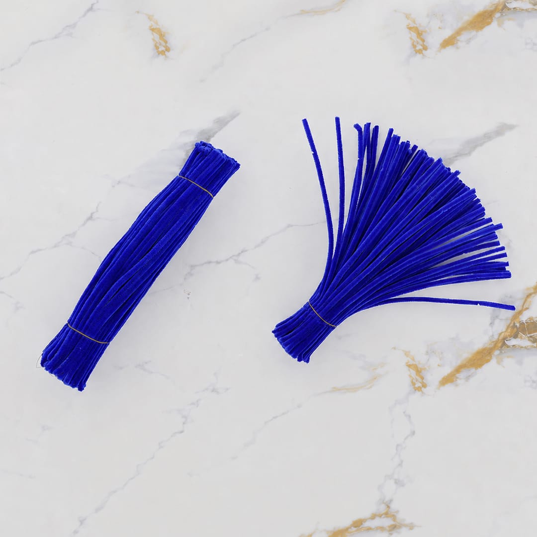 Premium Pipe Cleaners 8MM (Berry Blue)