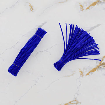 Premium Pipe Cleaners 8MM (Berry Blue)