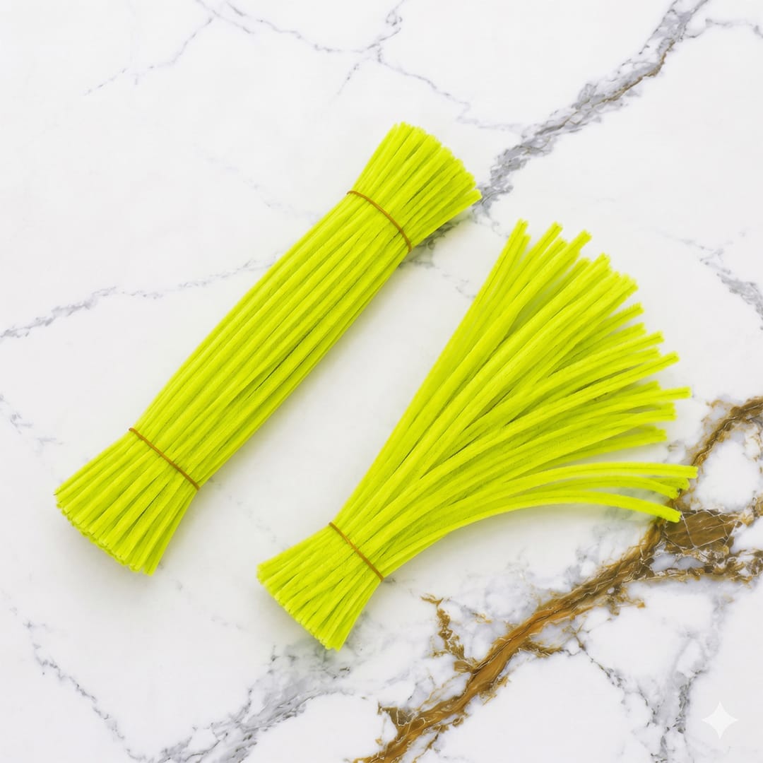 Premium Pipe Cleaners 8MM (Lemon Yellow)