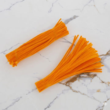 Premium Pipe Cleaners 8MM (Papaya Orange)