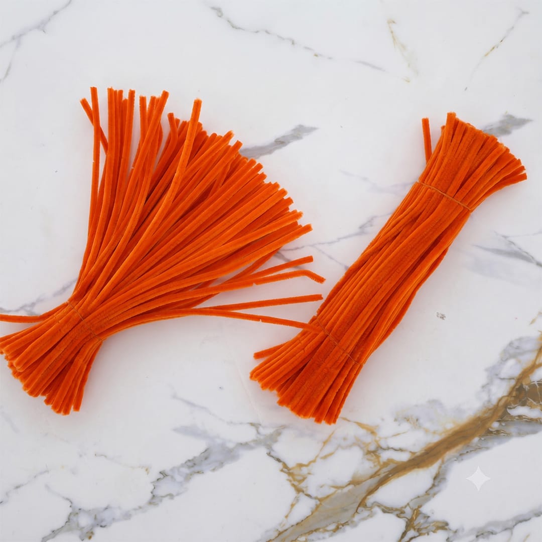 Premium Pipe Cleaners 8MM (Burnt Orange)