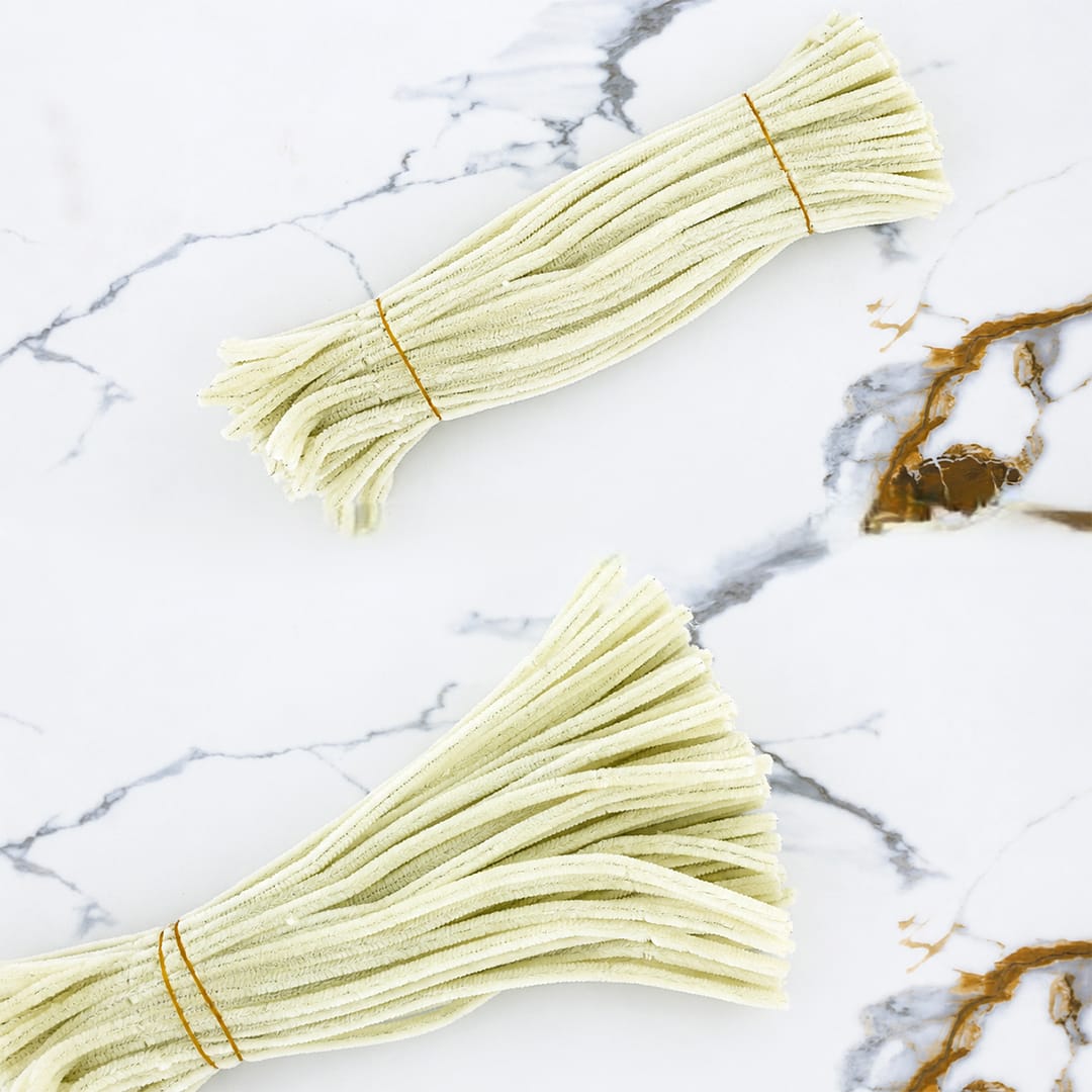 Premium Pipe Cleaners 8MM (Chiffon White)