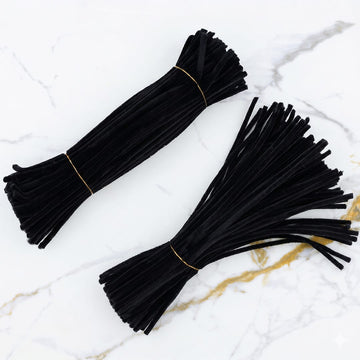 Premium Pipe Cleaners 8MM (Black)