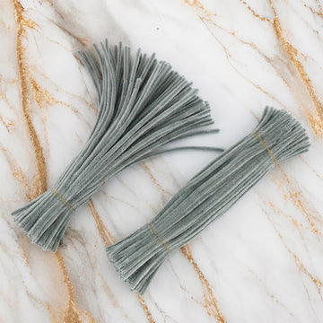 Premium Pipe Cleaners 8MM (Grey)
