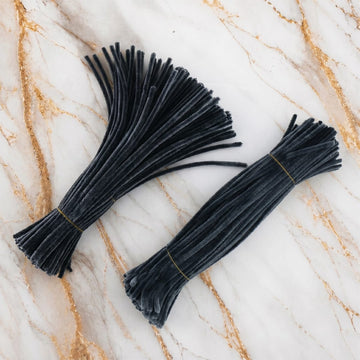 Premium Pipe Cleaners 8MM (Charcoal Grey)