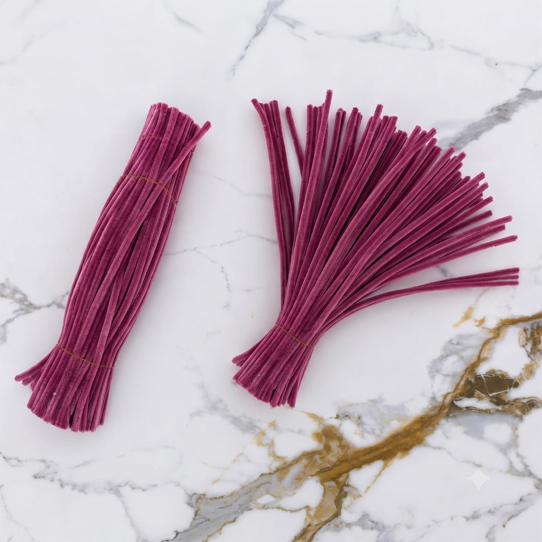 Premium Pipe Cleaners 8MM (Mauve Purple)