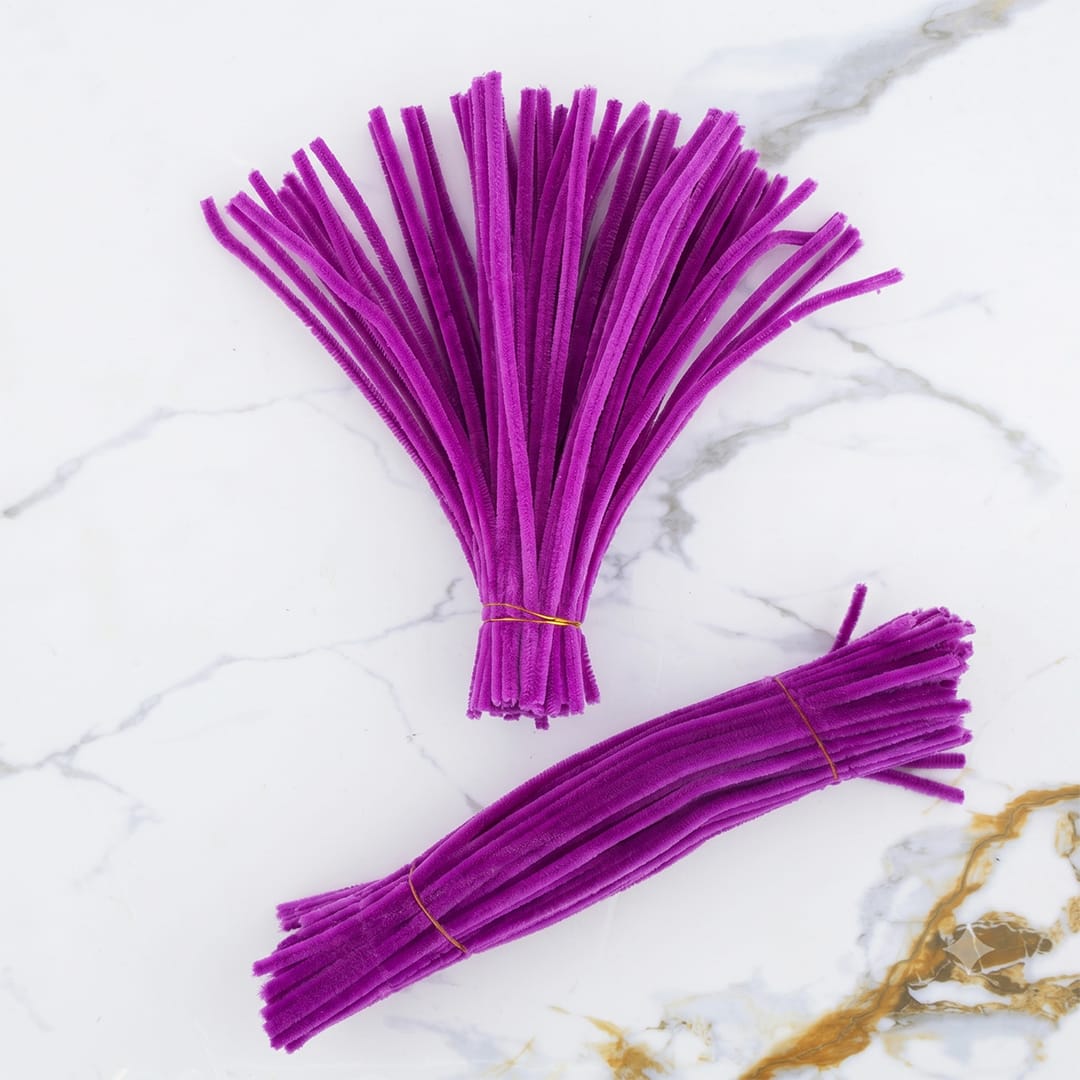 Premium Pipe Cleaners 8MM (Plum Purple)