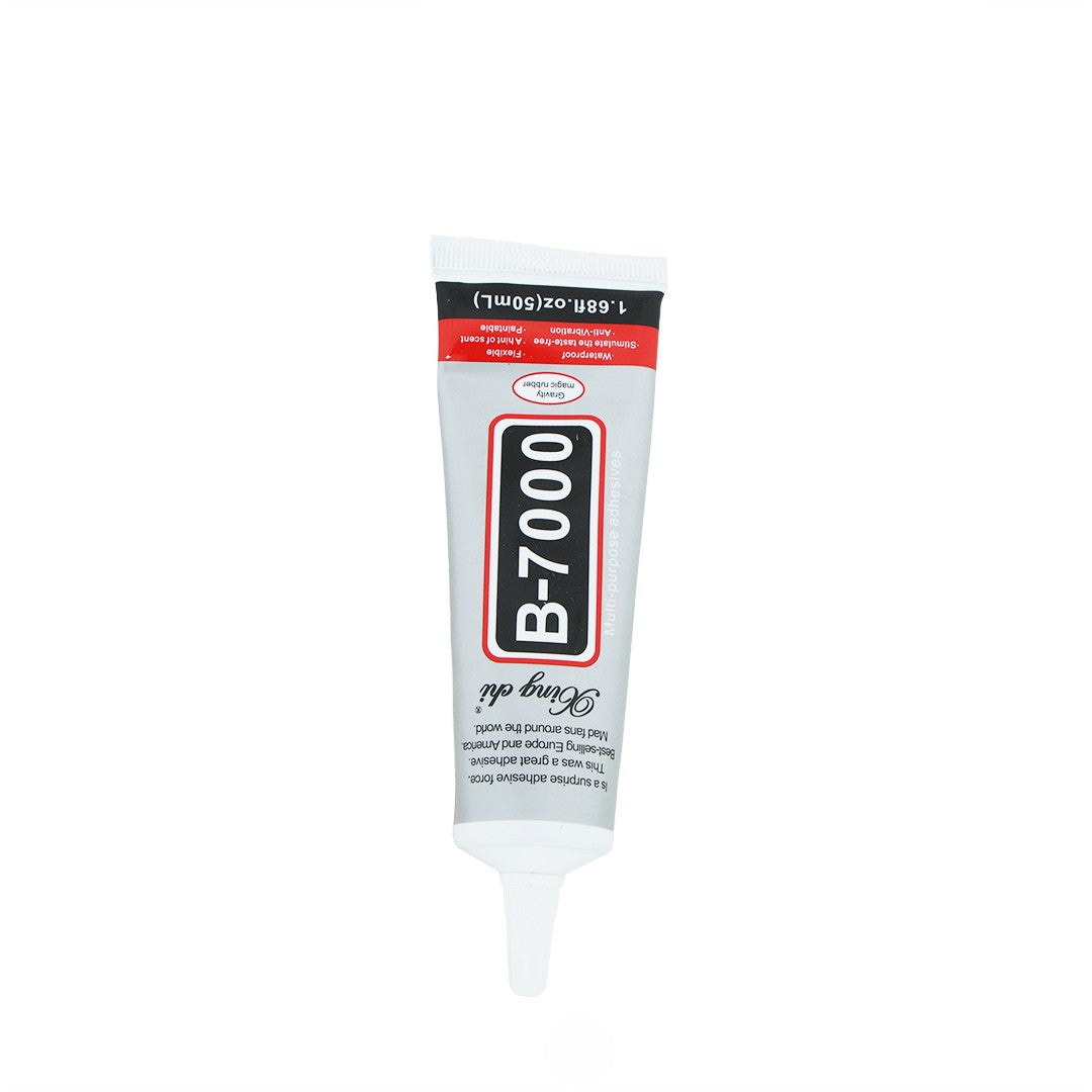 A tube of B-7000 Quick Bond Epoxy glue on a plain white background.