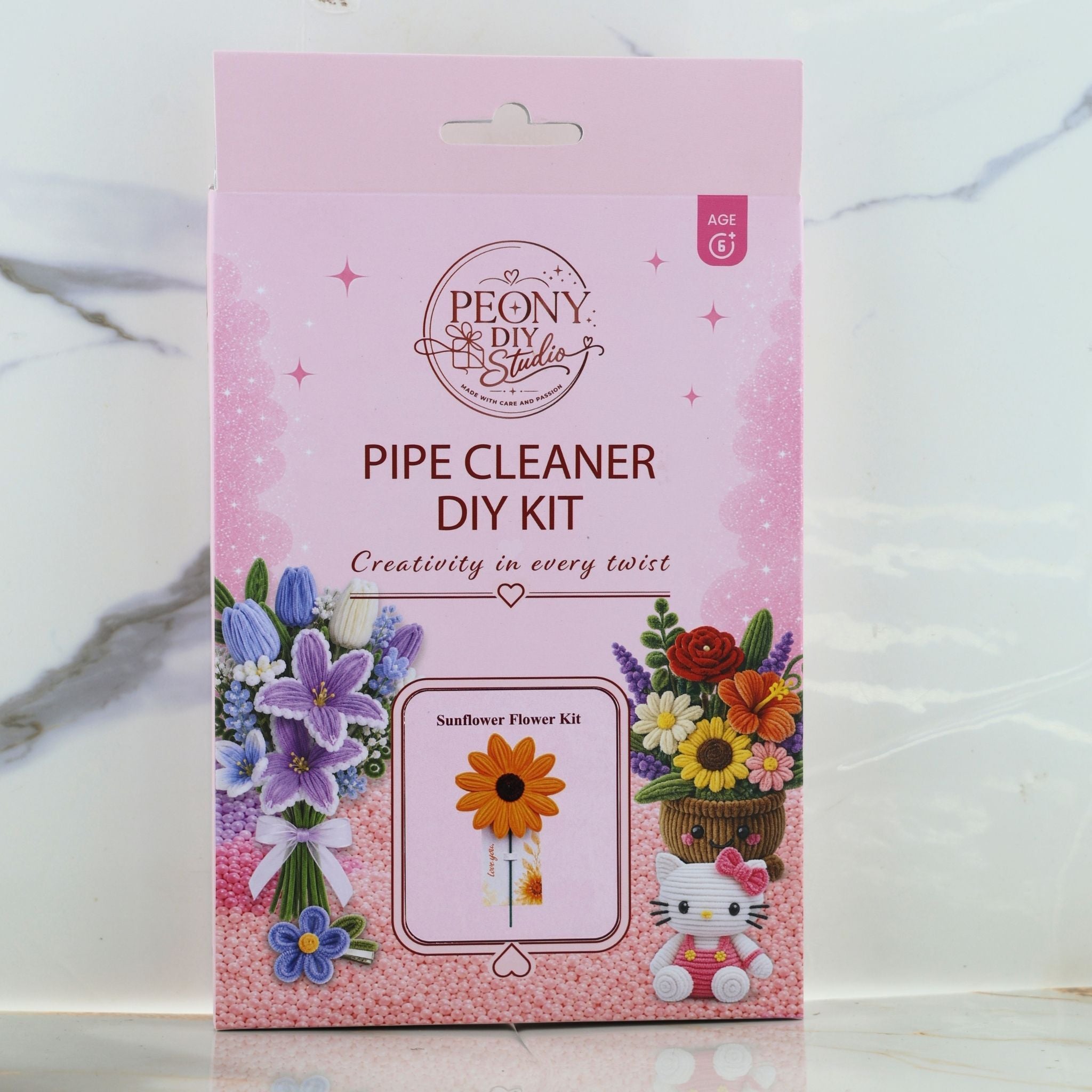 Sunflower Flower – Pipe Cleaner DIY Kit
