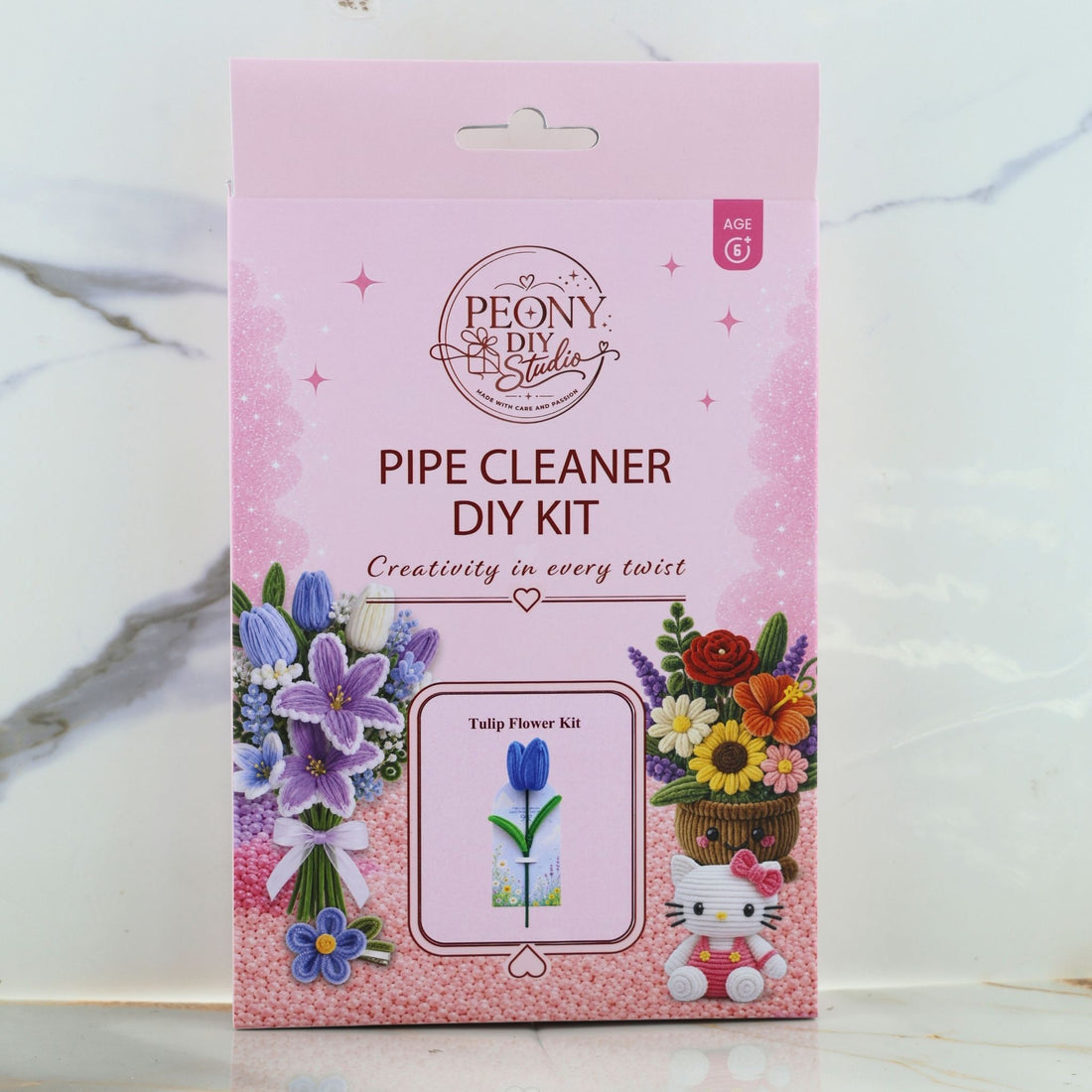 Tulip Flower – Pipe Cleaner DIY Kit