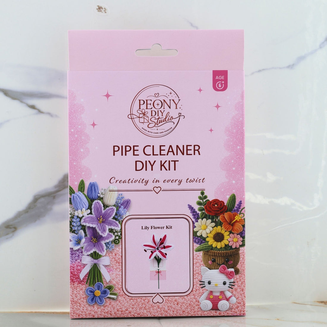 Lily Flower – Pipe Cleaner DIY Kit