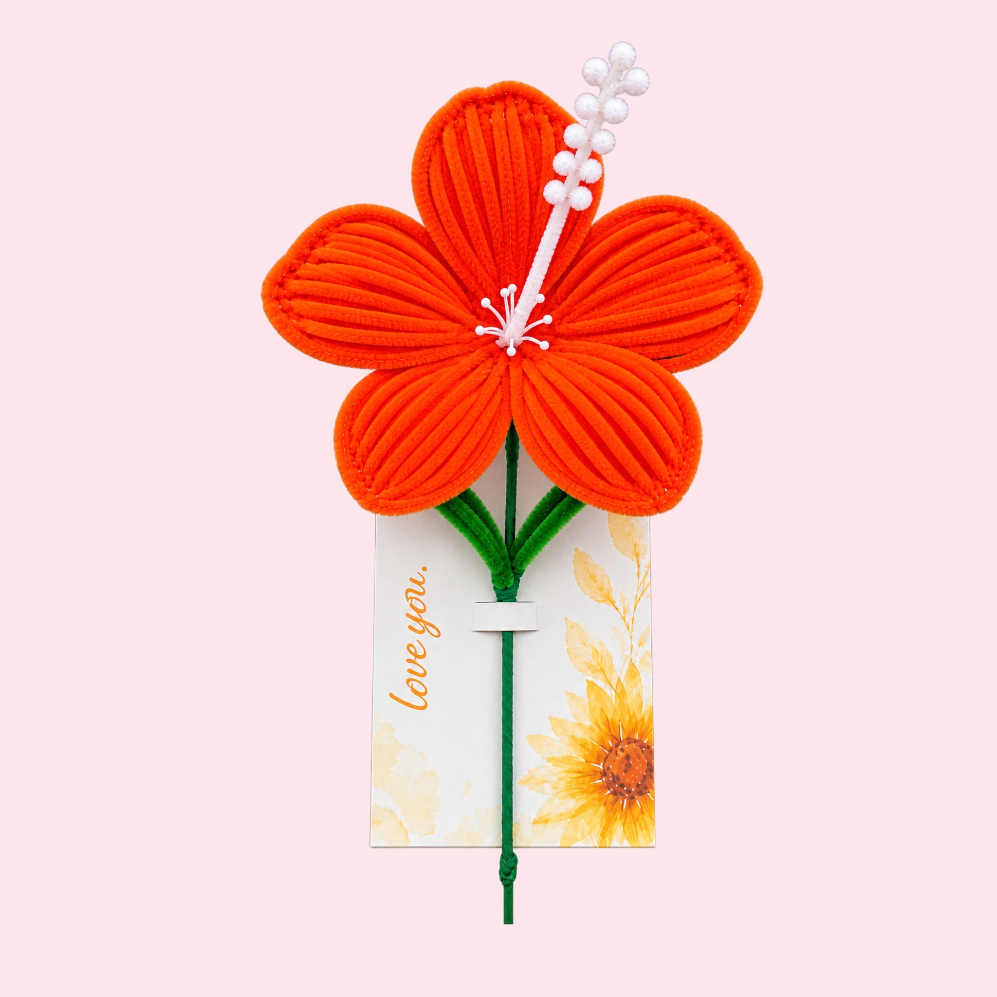 Hibiscus Flower – Pipe Cleaner DIY Kit