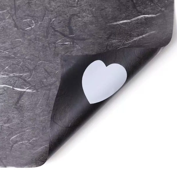 Crafteria Black Heart Shape Bouquet paper