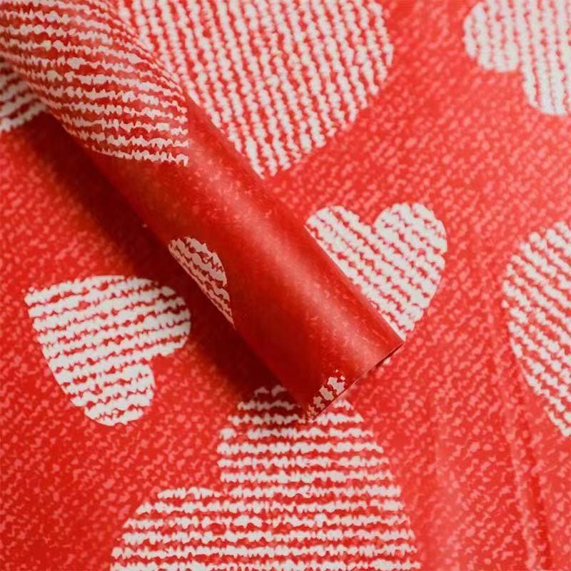 Crafteria Red Stiped Heart Korean Heart