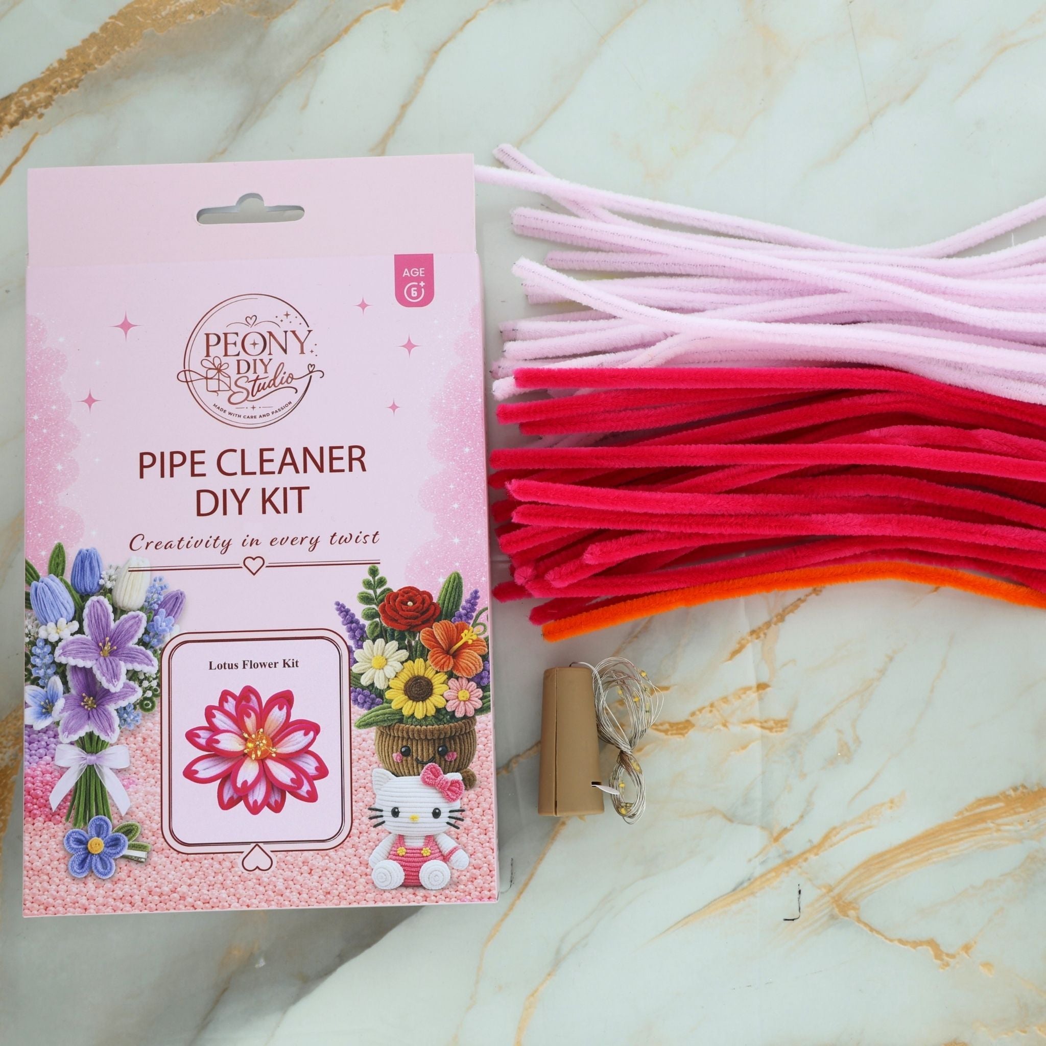 Lotus Flower – Pipe Cleaner DIY Kit