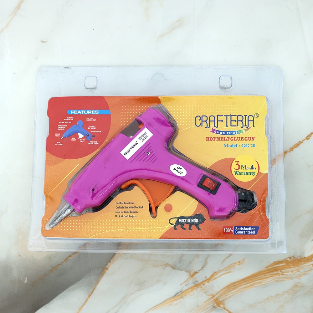 Crafteria Crafteria 20w Mini Hot Melt Glue Gun With Metal Copper Nozzle