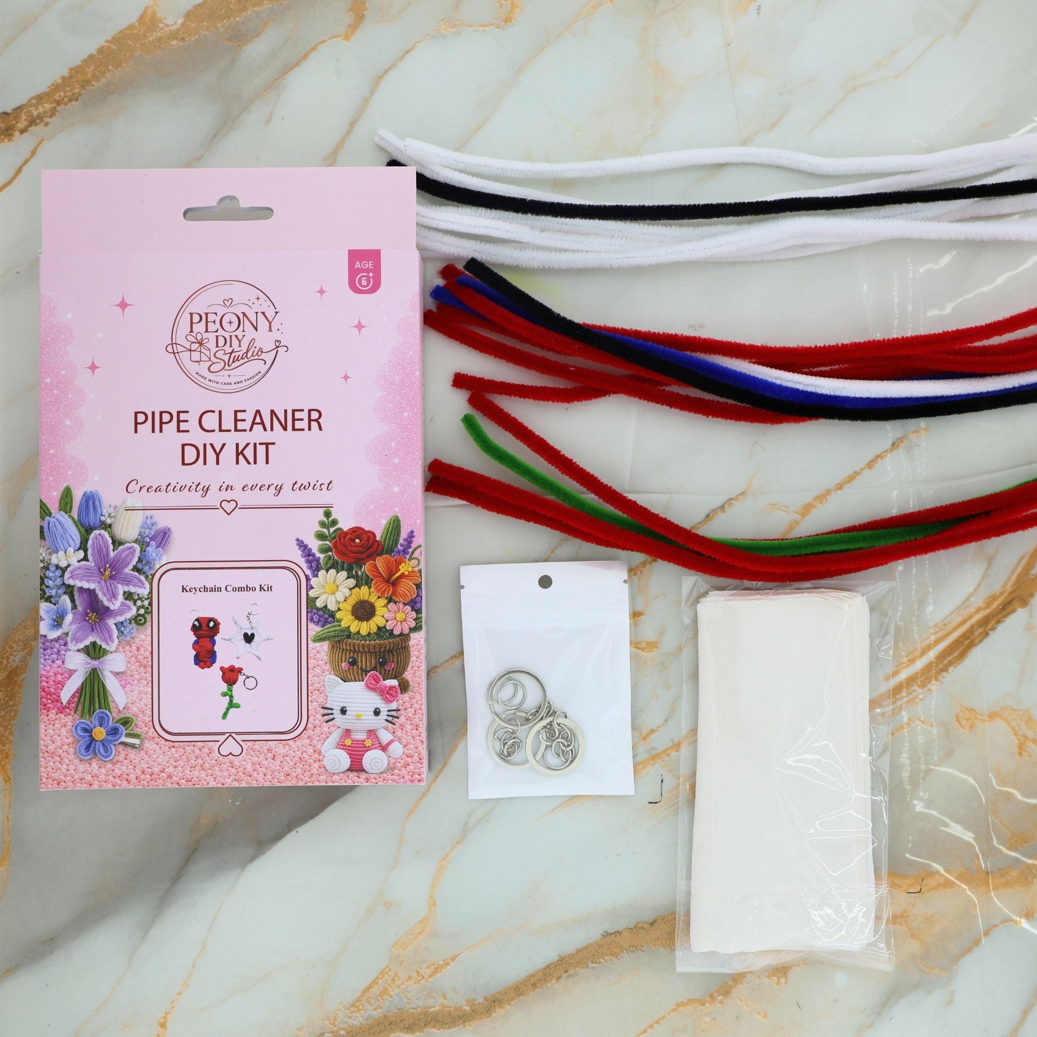 Spidey Charm– Pipe Cleaner DIY Kit