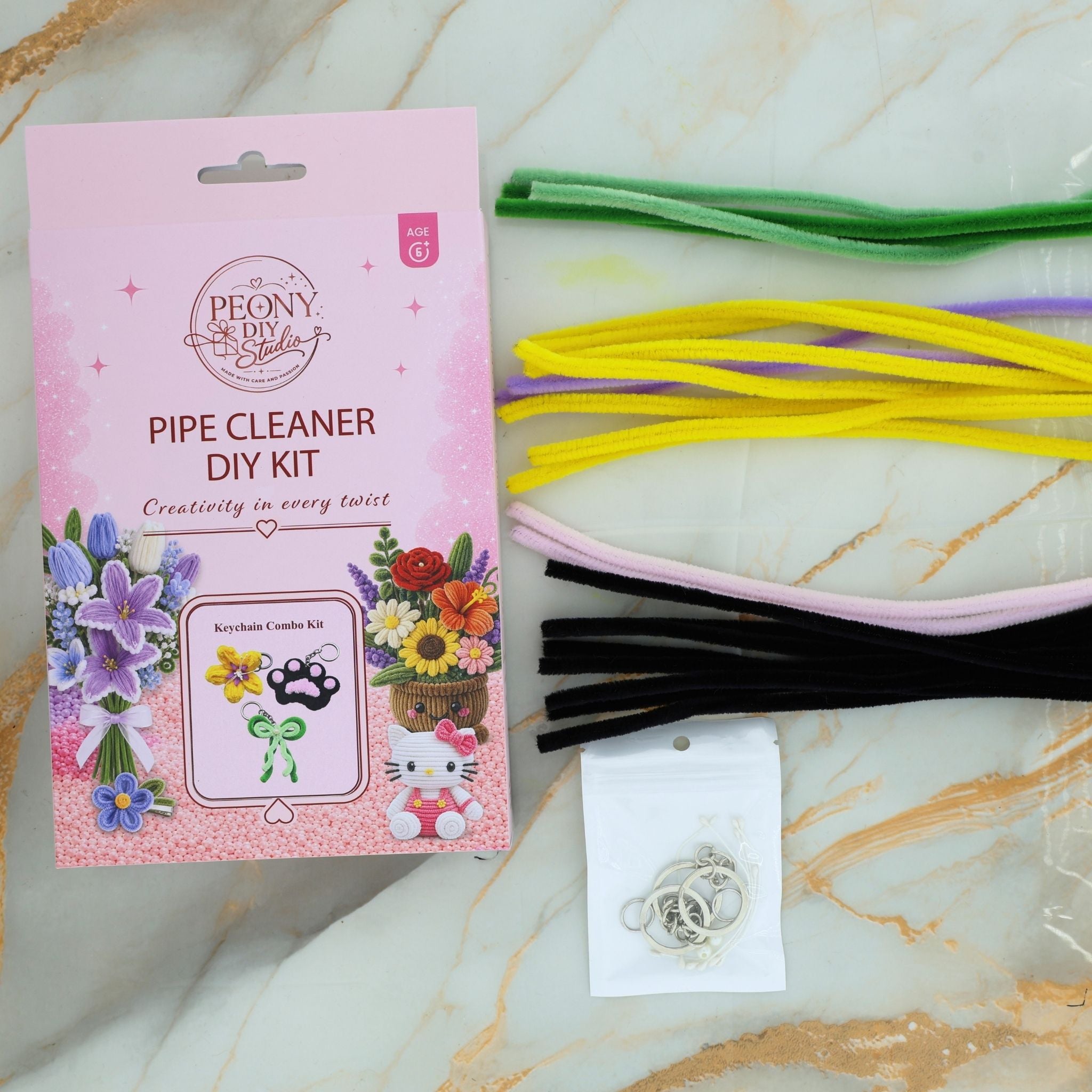 Cozy Charm – Pipe Cleaner DIY Kit
