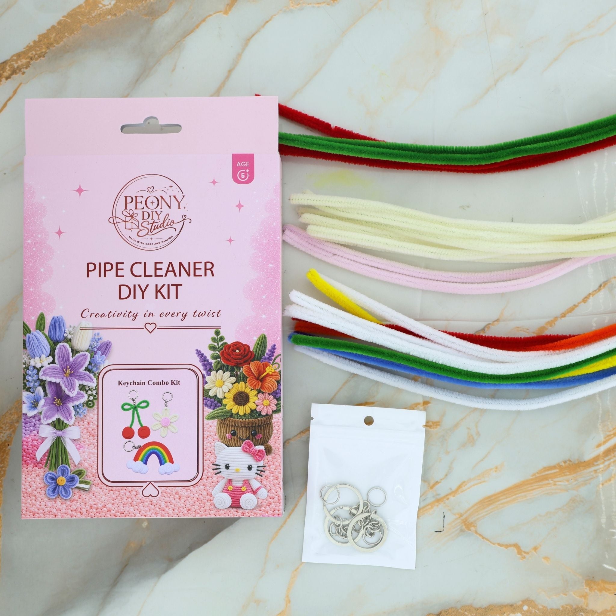 Rainbow Picnic – Pipe Cleaner DIY Kit