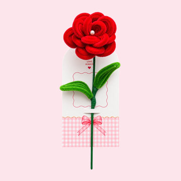 Rose Flower – Pipe Cleaner DIY Kit